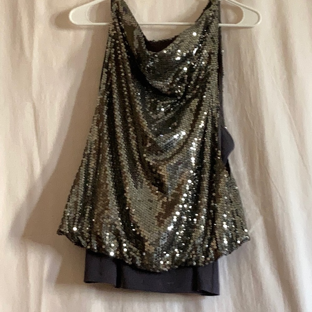 Silver blouse